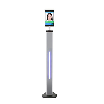 IPS LCD DC12V Face Recognition Infrared Temperature Kiosk