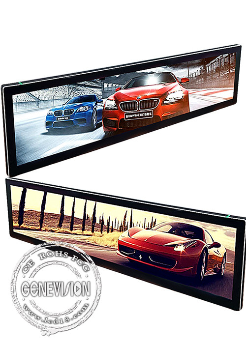 48.8 Apple Style Frame Stretched Lcd Display Long Skinny Advertising Monitor Android Wifi 700 Nits Supporting 4K Display