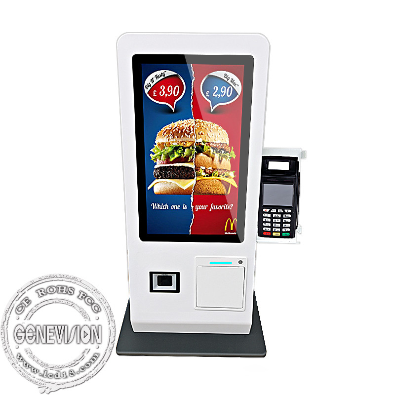15.6'' Restaurant Desktop Self Service Pos System For Dinner Ordering