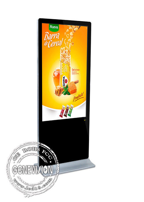 Indoor Floor Standing LCD Advertising Screen Kiosk  Penal Replacement Digital Signage With Wifi 4G Google PC Kiosk