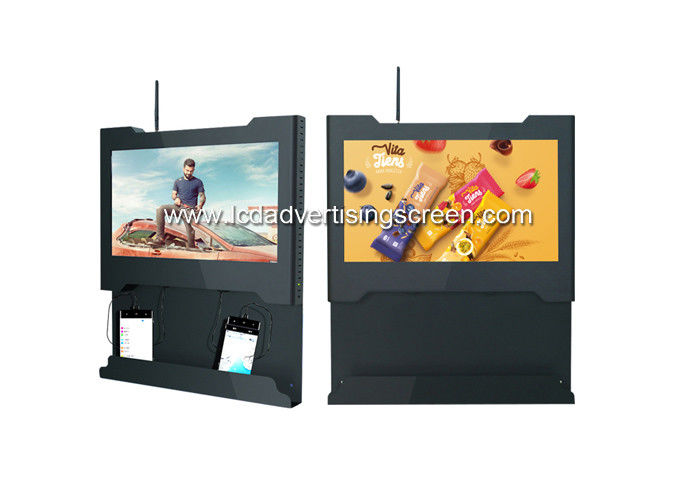 Genevision LCD Advertising Screen Ad Player With Cell Phone Charging Station
