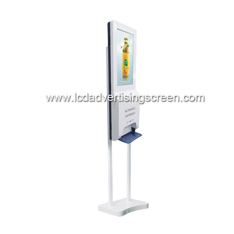 1000ml 3000ml Sanitizer 21.5 Inch LCD Advertising Screen