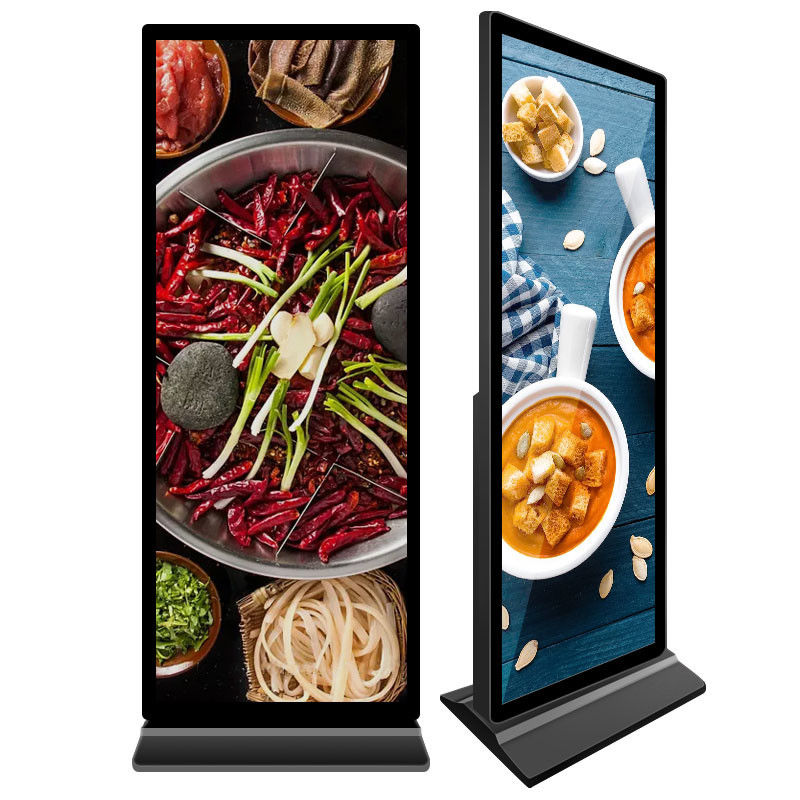 6ms Response 500cd/M2 Android WiFi Digital Signage With 65'' LCD Display