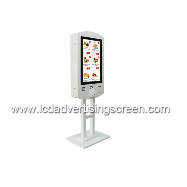 Dual Side Fast Food Ordering Payment Self Service Kiosk For Restaurant Mcdonald's KFC With POS System Payment Softwear