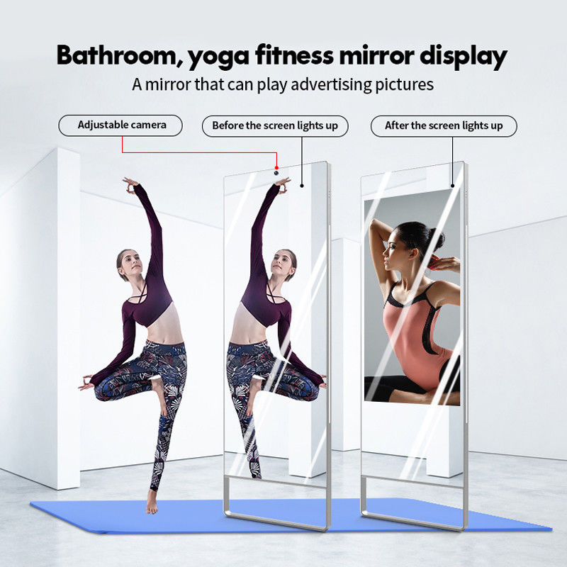 49 Inch Mirror 400CD/M2 Wall Mount LCD Display For Yoga Practice