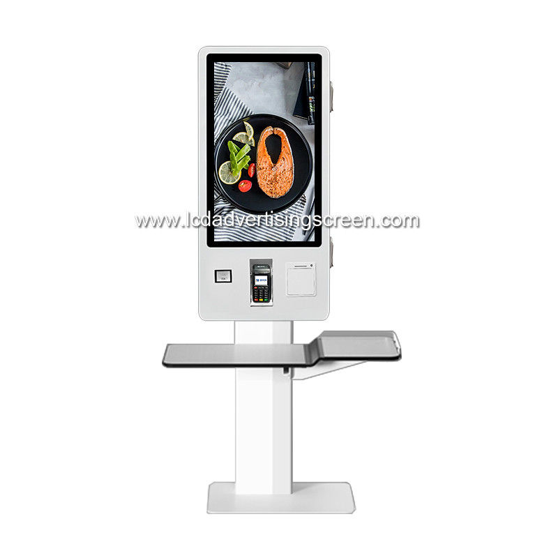 32in Capacitive Touch IPS Screen Self Service Payment Kiosk For Supermarket