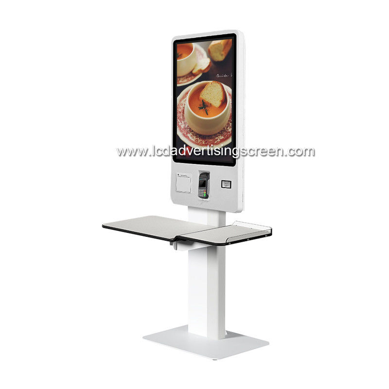 32in Capacitive Touch IPS Screen Self Service Payment Kiosk For Supermarket