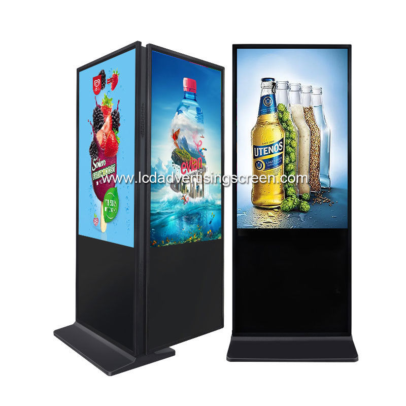 43" 55" Ultra Thin Double Sided Interactive Touch Screen Display