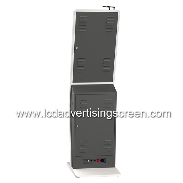 Floor Standing 27" Multi Touch FHD LCD Payment Kiosk Machine With Camera