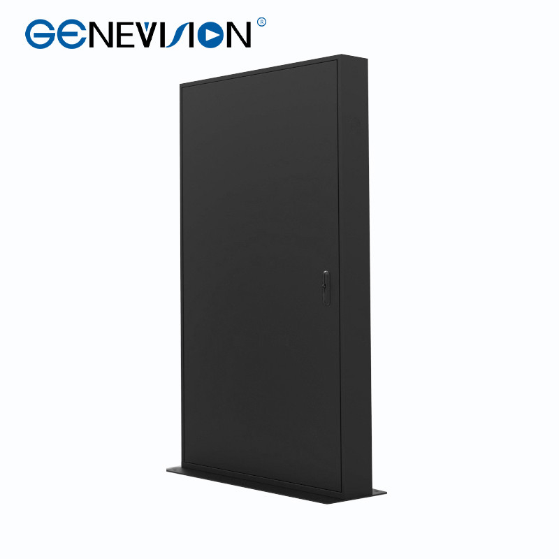 IP65 Outdoor Advertising Kiosk For Station Standing 65 Inch Screen