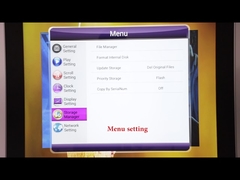 55inch wireless phone charging Android wifi OS digital signage screen