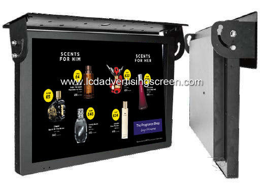 Android system 19 inch wifi wall mounted LCD Advertising Digital Signage Bus Player for promotion