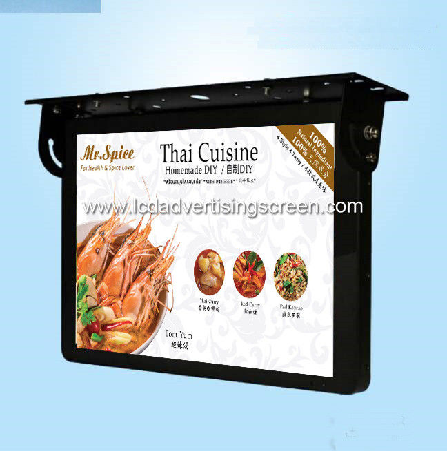 Android system 18.5 inch wifi wall mounted LCD Advertising Digital Signage Bus Player for promotion