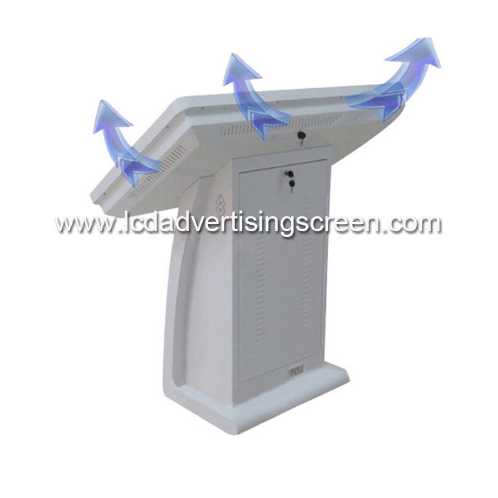 43 Inch 4K IR Touch Screen Table Digital Signage Stand with Logo Printing